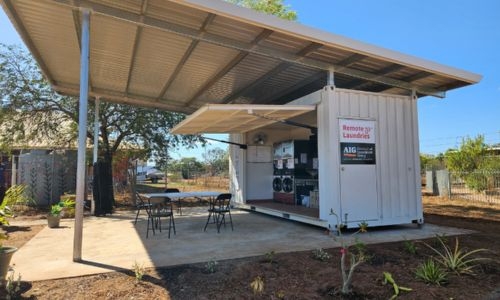 Photo of an off-grid Remote Laundry