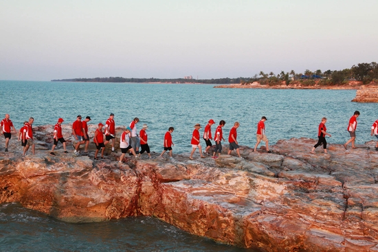 Heart foundation walking Darwin water